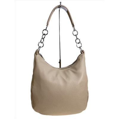 Женская сумка из искусственной кожи, цвет бежевый