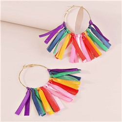 Акц -12% Серьги с замком кольцо арт. 13 1407 (id 266673)