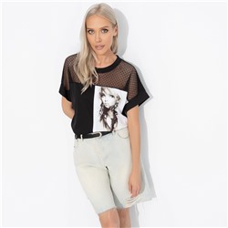 Футболка комбинированная, Ты в деле (girl)