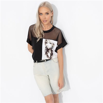 Футболка комбинированная, Ты в деле (girl)