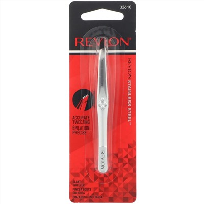 Revlon, Пинцет со скошенными кончиками, 1 шт.