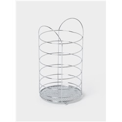 Сушилка для столовых приборов Доляна, 10×10×18 см, хромированная