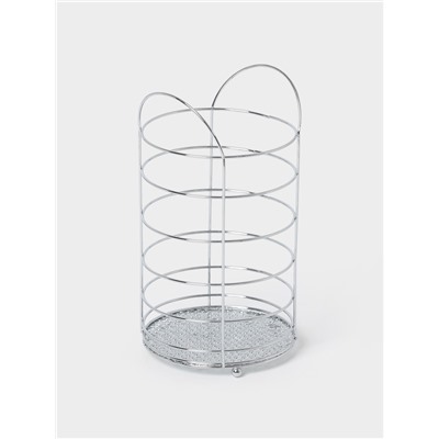 Сушилка для столовых приборов Доляна, 10×10×18 см, хромированная