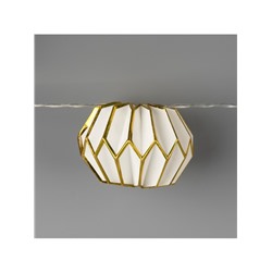 УЦЕНКА Гирлянда «Нить» 2 м с насадками «Белый фонарик», IP20, прозрачная нить, 10 LED, от батареек AAх2, свечение тёплое белое