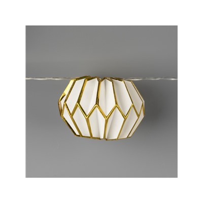 УЦЕНКА Гирлянда «Нить» 2 м с насадками «Белый фонарик», IP20, прозрачная нить, 10 LED, от батареек AAх2, свечение тёплое белое