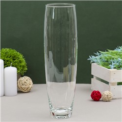 Ваза «Фино», 1.3 л, d=7.5 см, h=30 см, стекло, прозрачная