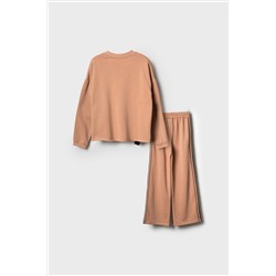 Комплект трикотажный для девочек: толстовка, брюки PLAYTODAY, 1240165