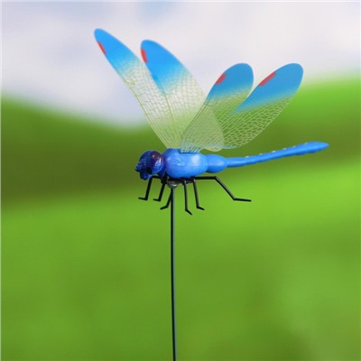 Штекер «Стрекоза Сенди», 14×9 см/45 см, набор 10 шт., МИКС