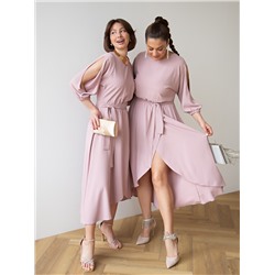 Платье Танго вдвоем (пудра) П15165-1М