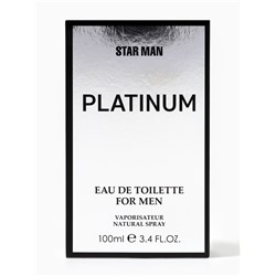 Туалетная вода мужская Star Man Platinum, 100 мл