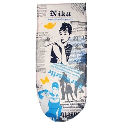 Чехол для гладильной доски Nika, 130×52 см, рисунок МИКС