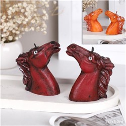 Свеча 2 штуки Лошадь 7 см / M-169AB /уп 144/ Символ года 2026