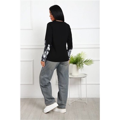 Лонгслив с рисунком Город Арт. 1097 НАТАЛИ, 1133070