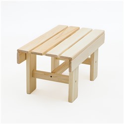 Лавка деревянная из липы «Добропаровъ» 60×30×30 см, для бани
