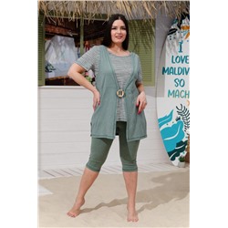 Костюм женский 9219 (Олива)