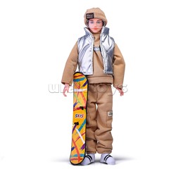 Кукла "Зимнии каникулы" с аксессуарами, в коробке