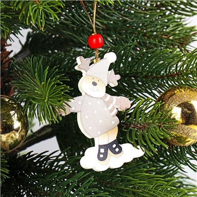 Елочная игрушка «Весело играем», золотая нить, МИКС