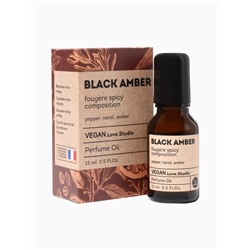 Парфюмерное масло женское VEGAN.Love.Studio Black Amber, 15 мл