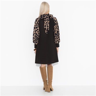 Платье комбинированное, Леди элегант (восхищение)