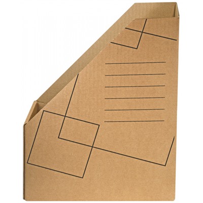 Накопитель вертикальный картон А4  75 мм микрогофро-картон RN0075N inФОРМАТ