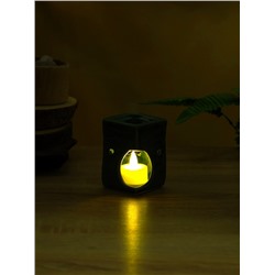 Аромалампа «Близнецы», 6.5×6.5×9 см, керамика, зелёная