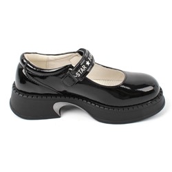AL7062 черн Туфли для девочек (32-37)/6