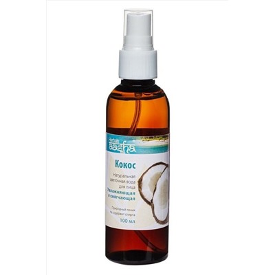 Aasha Herbals Натуральная цветочная вода / Кокос, 100 мл KRISTALLER, 1109054