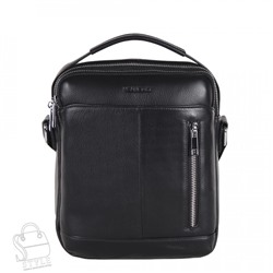 Сумка мужская кожаная 811-2BSH black Heanbag