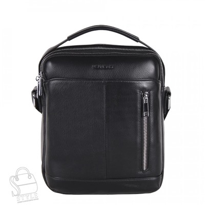 Сумка мужская кожаная 811-2BSH black Heanbag