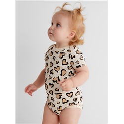 Боди Крошка Я Leo love, рост 68-74 см, бежевое