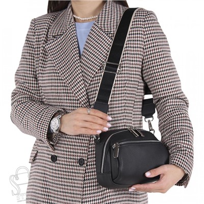 Сумка женская кожаная 8721VG black Vitelli Grassi