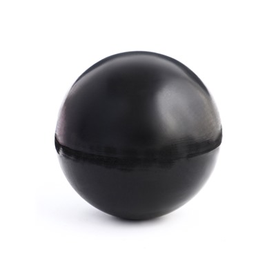 Игрушка «Цельнорезиновый мяч», 8 см, чёрный