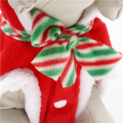 УЦЕНКА Костюм для животных «Новогодний с рожками», размер 2XL (ДС 45, ОГ 55 см)