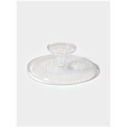 Блюдо на ножке Доляна Tasty, d=22 см, стекло, прозрачное