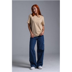 Футболка 8471/4 унисекс (Бежевый)