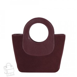 Сумка женская кожаная 56075BDAA wine red Baidou