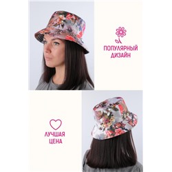 Панама женская GL410 (Белый_коричневый)