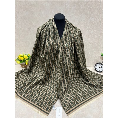 Тёплый палантин из кашемира, мультицвет