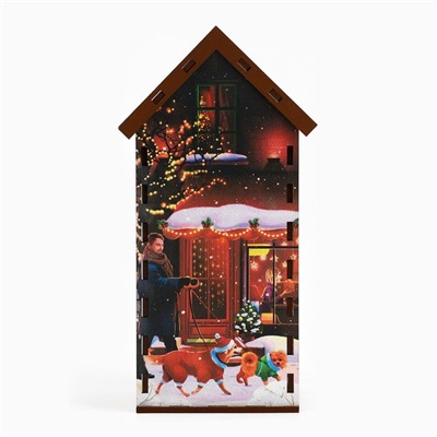 Подарочный набор новогодний «Тепло внутри, сказочно снаружи»: чайный домик, кружка, 20.5×20.5×10 см