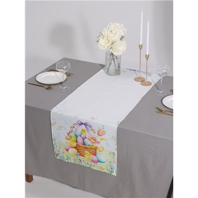 Дорожка на стол Этель «Пасхальный цветок», 50×150 см, 100% хлопок, рогожка 160 г/м²