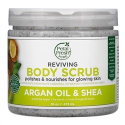 Petal Fresh, Pure, восстанавливающий скраб для тела с маслом арганы и ши, 473 мл (16 унций)