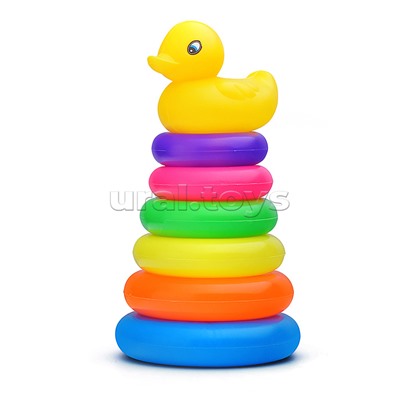 Пирамидка "Утёнок" (6 колечек) в сетке