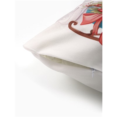 Наволочка декоративная новогодняя «Этель. Пегас», 40×40 см, велюр