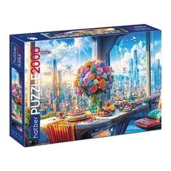 Пазлы 2000 "Окно в будущее" Premium