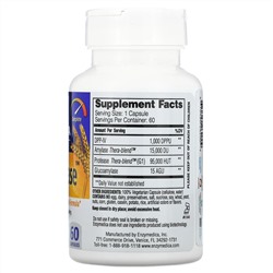 Enzymedica, GlutenEase, 60 капсул