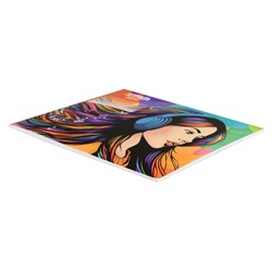 Тетрадь для нот А5 16л  "ДЕВУШКА И МУЗЫКА" 70025 Феникс