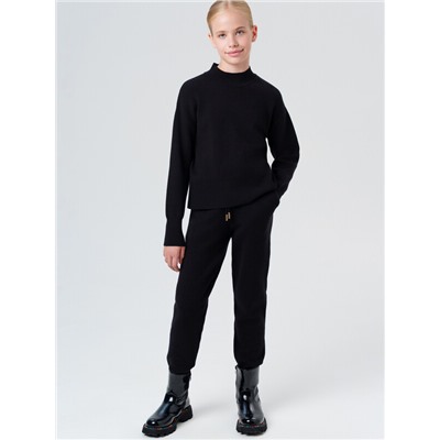 Комплект трикотажный для девочек: джемпер, брюки