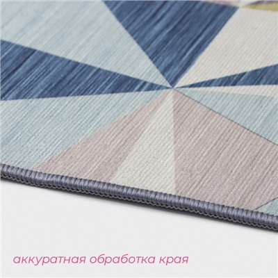 Коврики для ванной и туалета Доляна «Гранулы», 2 шт., 50×80 см, 50×40 см