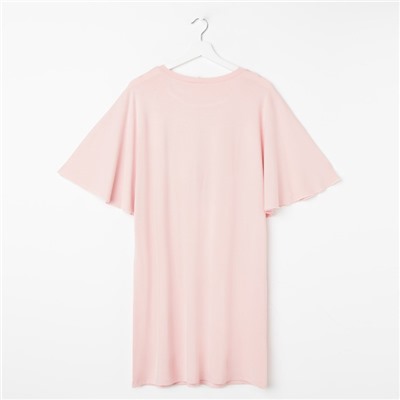 Платье женское MINAKU: Mint & Chocolate цвет пудра, размер 52