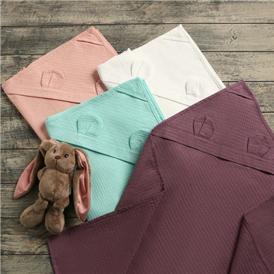 Уголок детский вафельный «Экономь и Я», 90×90 см, хлопок 100%, небесный